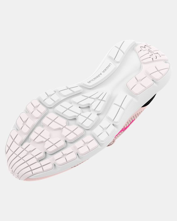 Girls' Grade School UA Surge 3 Running Shoes, Pink, pdpMainDesktop image number 4